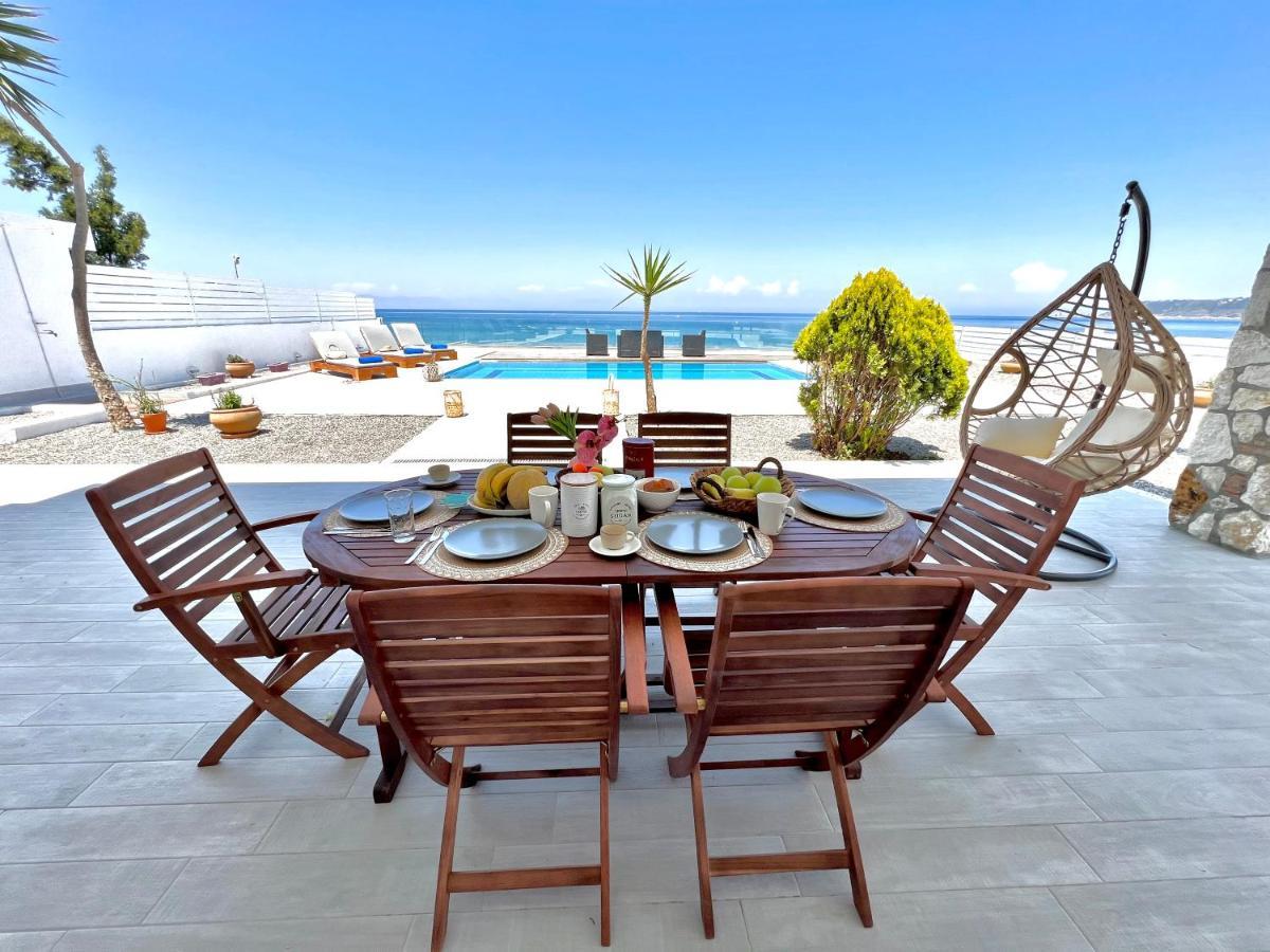 Vaso Beach Front Villa Іялісос Екстер'єр фото