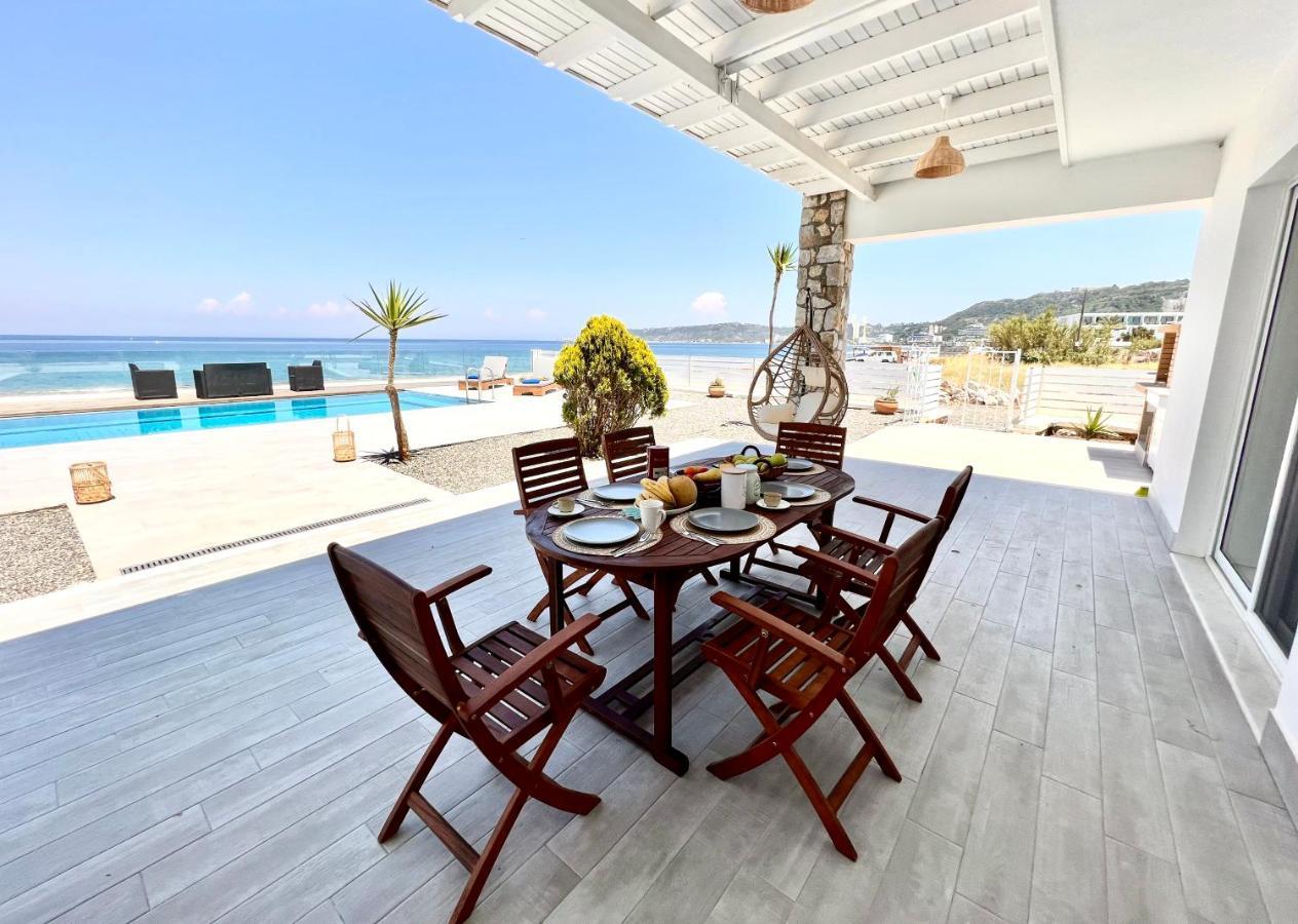 Vaso Beach Front Villa Іялісос Екстер'єр фото